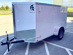 Spartan 5'x10' Enclosed Cargo Trailer w/ Rear Ramp Door (C1)