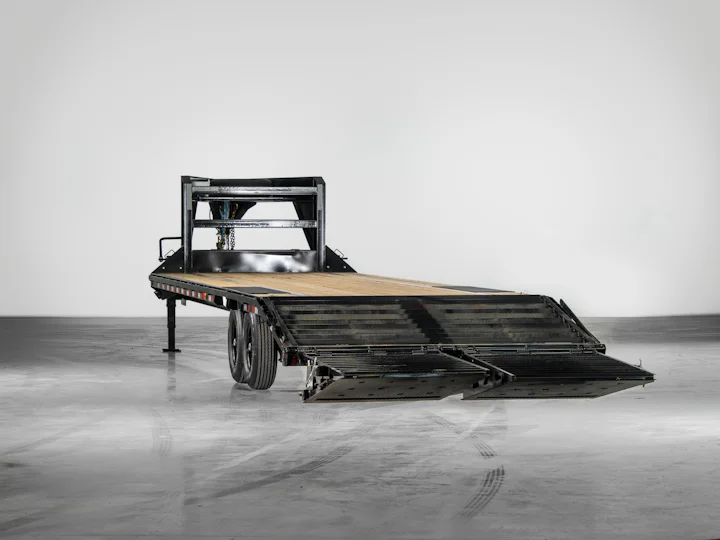 PJ Trailers Quest Flatdeck With Singles, studio view 20