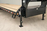 PJ Trailers 40'x102" 18k Gooseneck Flatbed Trailer w/ Singles (LX) Stock #92122 - Thumbnail 3