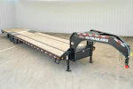 PJ Trailers 40'x102" Gooseneck Low Pro Flatbed Trailer w/ Duals (LD) Stock #85137 - Thumbnail 1