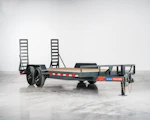 ARC Trailers 20'x83" General Purpose 14K Equipment Trailer (BEG) Stock #arc-a-beg-2014-gy-l72bs - Thumbnail 1