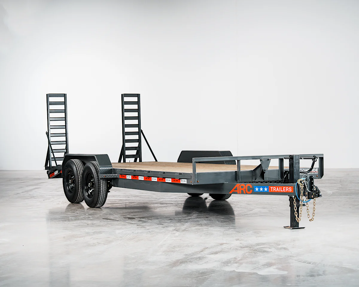 ARC Trailers 20'x83" General Purpose 14K Equipment Trailer (BEG) - Stock #arc-a-beg-2014-gy-l72bs - Image 1 of 30 ARC Trailers 20'x83" General Purpose 14K Equipment Trailer (BEG) - Stock #arc-a-beg-2014-gy-l72bs - Image 1 of 30
