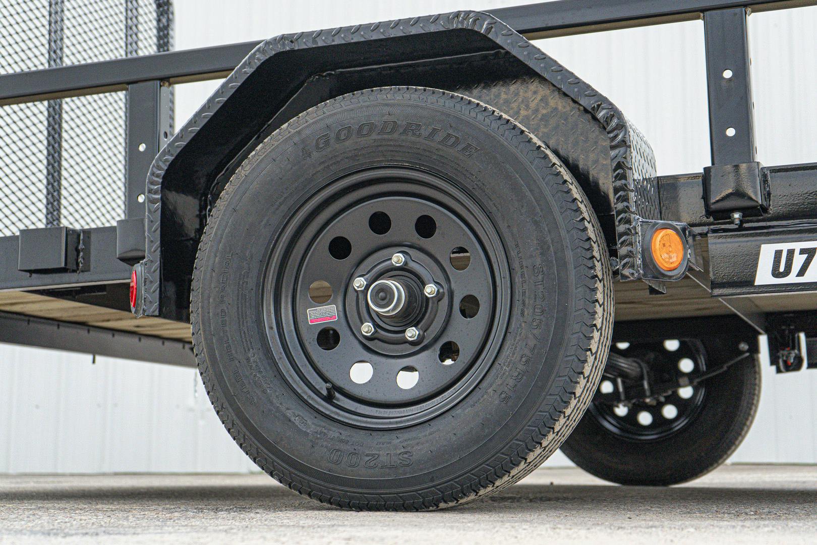 PJ Trailers 12'x77" Single Axle 4" Channel Utility Trailer (U7)