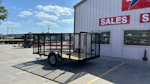 Texas Bragg 12'x77" Landscape Trailer w/ 4' Sides & 4' Gate (L1) Stock #93212 - Thumbnail 2