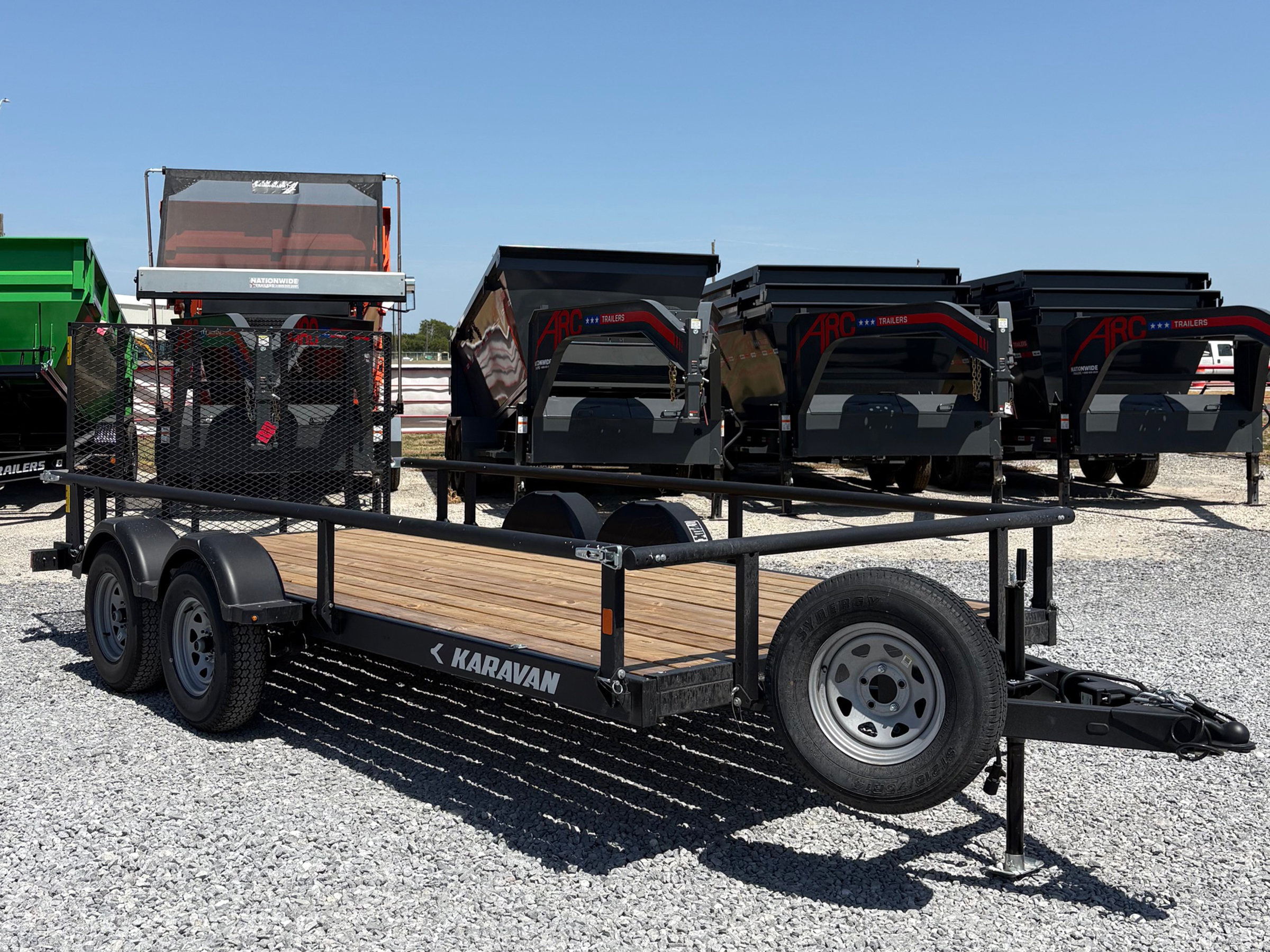 Karavan Tandem Axle Utility Trailer w/ Ramp Gate