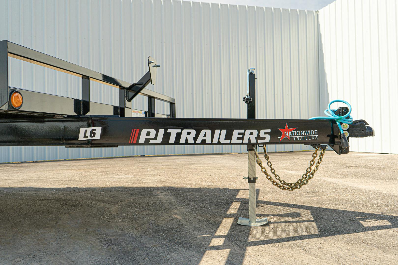 PJ Trailers 20'x101" Med. Duty 6" Channel Deckover Flatbed Trailer (L6)