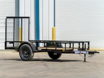 Texas Bragg 10'x60" Utility Trailer w/ 4' Gate (U1) Stock #84439 - Thumbnail 1
