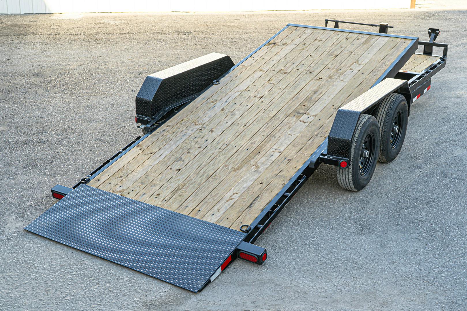PJ Trailers 20'x82" 6" Channel Equipment Gravity Tilt Trailer (T6)