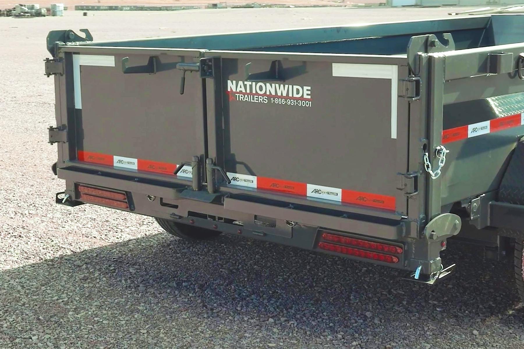 ARC Trailers ARC BDZ 14' × 83" Scissor-Lift Dump Trailer – Previous Generation