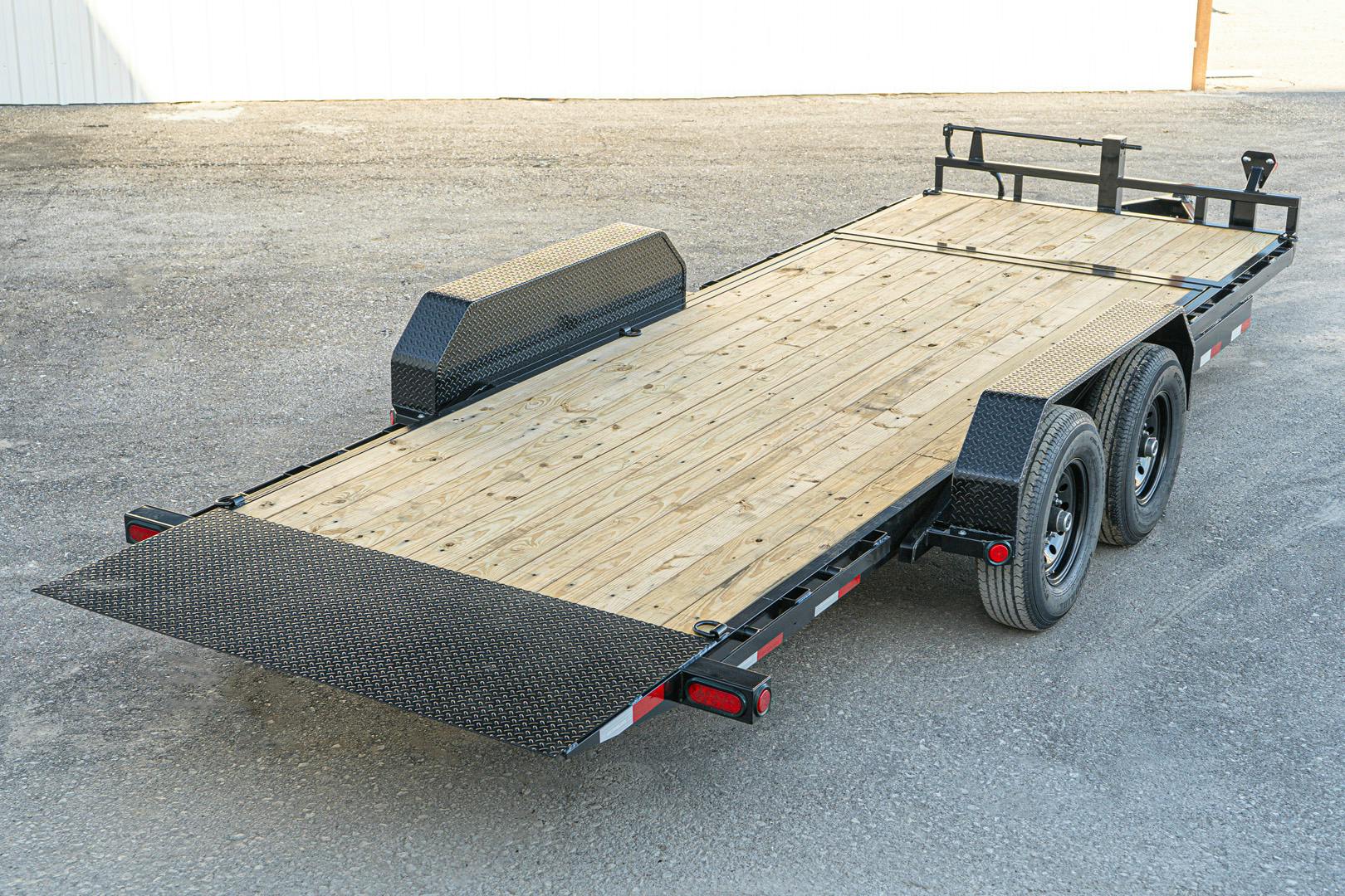 PJ Trailers 20'x82" 6" Channel Equipment Gravity Tilt Trailer (T6)