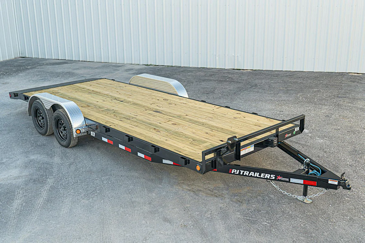 PJ Trailers 20'x83" 5" Channel Car Trailer (C5) - Stock #91991 - Image 1 of 9 PJ Trailers 20'x83" 5" Channel Car Trailer (C5) - Stock #91991 - Image 1 of 9