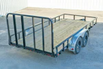 PJ Trailers 16'x83" Tandem Axle 4" Channel Utility Trailer (UL) Stock #89043 - Thumbnail 2