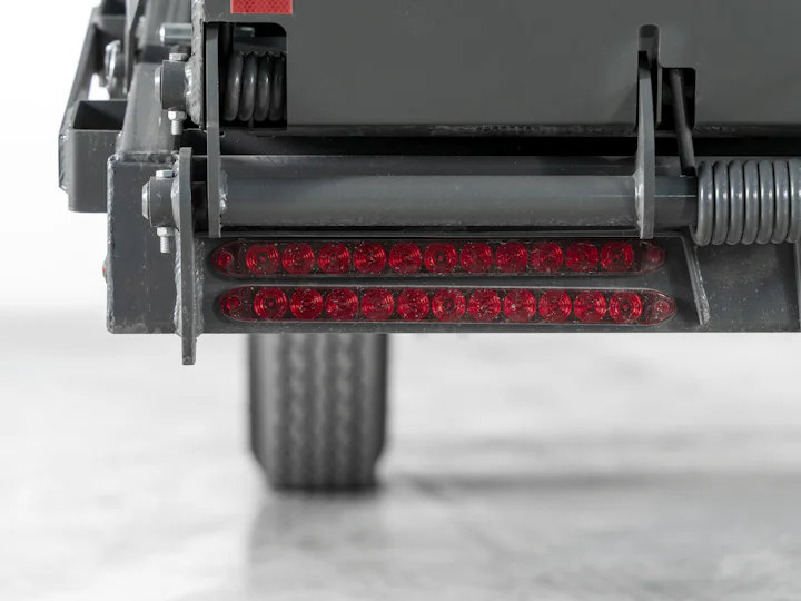 Arc Trailers 14K Gooseneck Flatbed Trailer, studio view 19