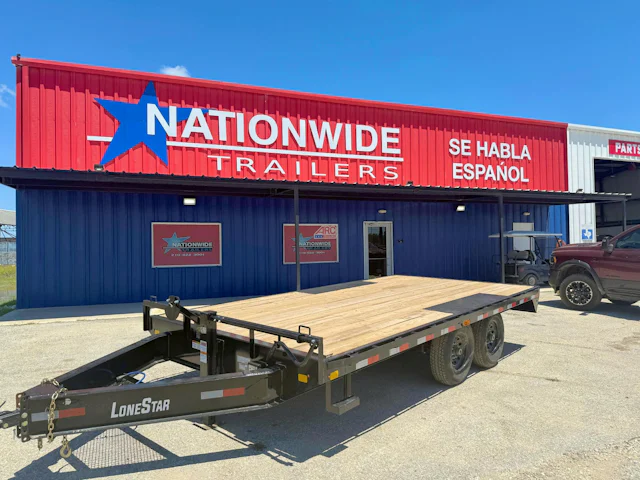 LoneStar 16'x102" Deckover Flatbed Trailer
