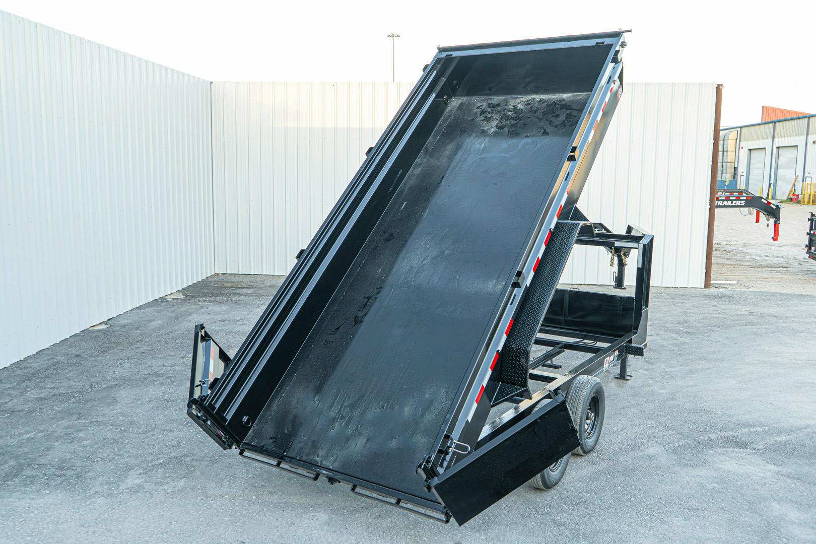 PJ Trailers 16'x83" Gooseneck Low Pro Dump Trailer w/ 2' Sides (DL)