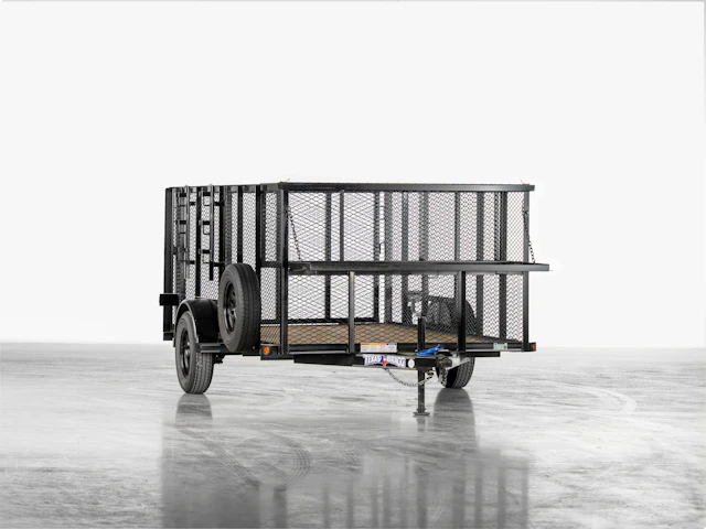 Texas Bragg 12'x77" Landscape Trailer w/ 4' Sides & 4' Gate (L1)