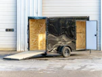 Spartan 6 x 12 ft · black blackout · 7 ft interior · plywood floor Stock #90383 - Thumbnail 3
