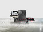 PJ Trailers 20'x102" Gooseneck Low Pro Flatbed Trailer w/ Singles (LS) Stock #LSQ2072BSSK - Thumbnail 2