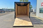 Spartan 7 x 16 ft · 7K GVWR · black blackout · 6 ft 6 in interior · plywood floor Stock #89633 - Thumbnail 2