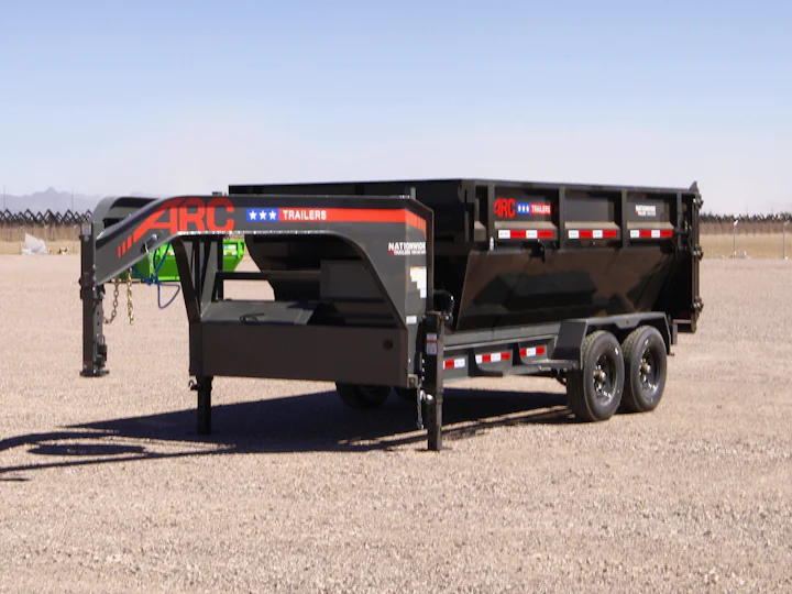 ARC Trailers High-Capacity Gooseneck Roll-Off Roll-Off Trailer