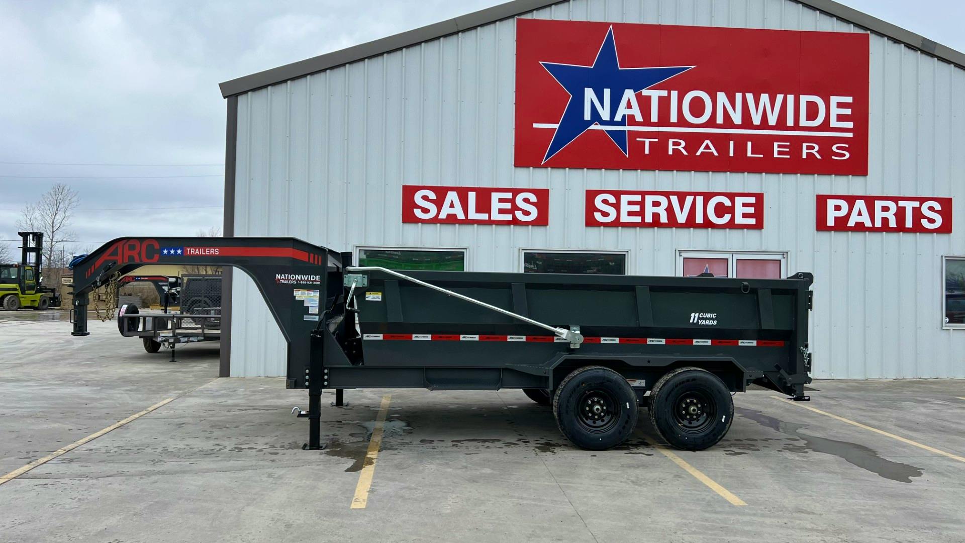 ARC Trailers ARC GDT 14' × 83" Telescopic Dump Trailer