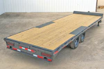 ARC Trailers 24'x102" 8" I-beam Deckover Trailer (BDS) Stock #arc-a-bds-2414-gy-d72bs-g - Thumbnail 2