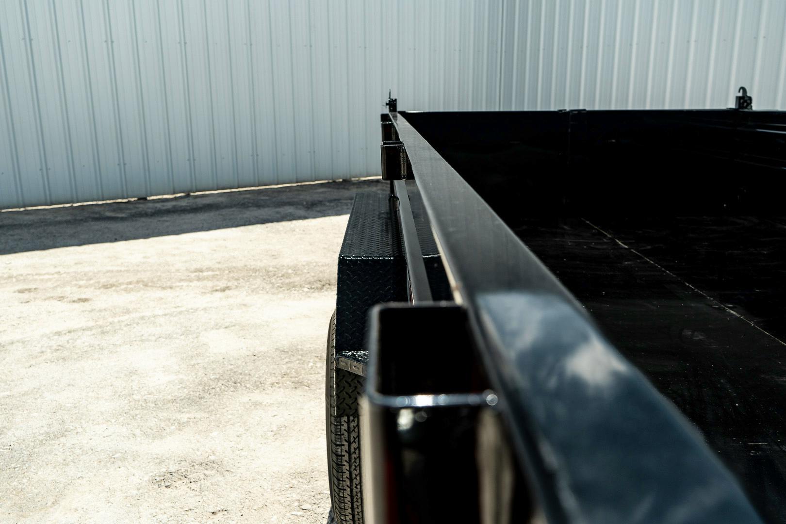 PJ Trailers 14'x83" GN Low Pro Dump Trailer w/ 2' Sides (DL)