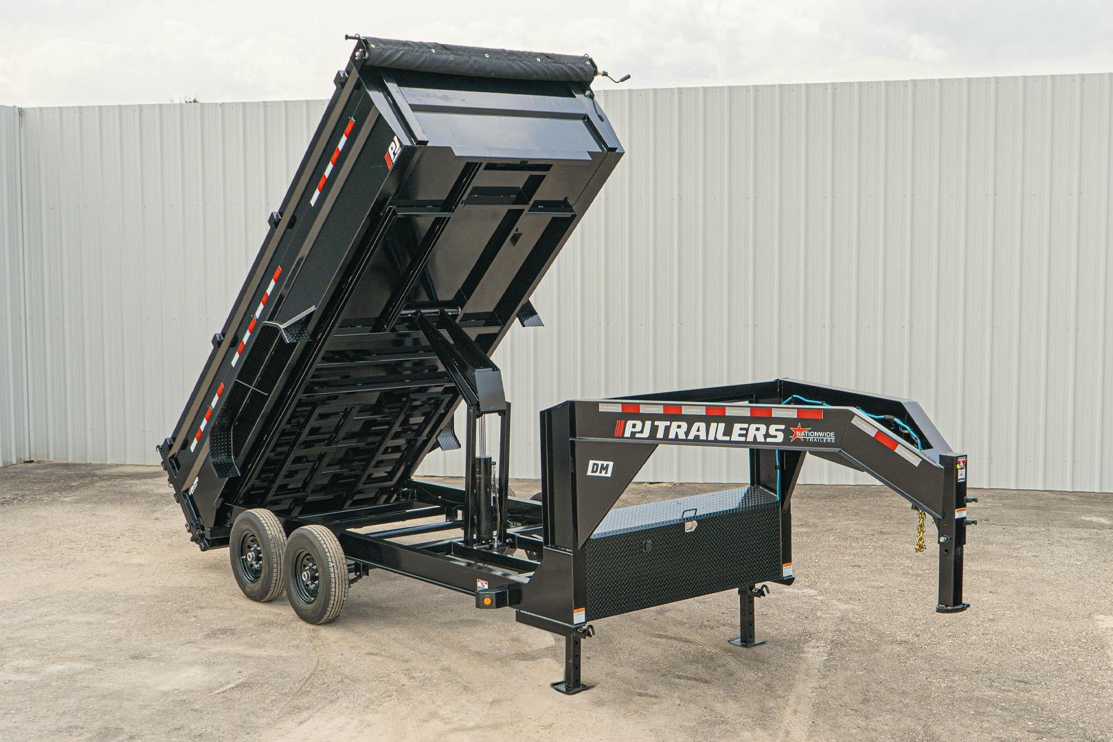 PJ Trailers 16'x83" Low Pro High Side Dump Trailer w/ 3' Sides (DM)