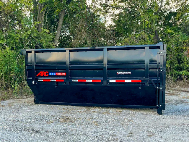 ARC Trailers 14' 20YD Steel Dumpster Bin w/ 6' Sides