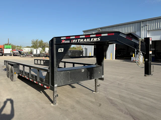 PJ Trailers 24'x83" Equipment Trailer w/ Slide-In Ramps (P8)