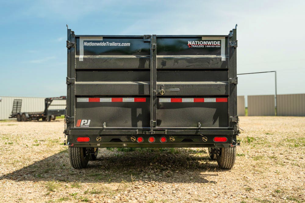 PJ Trailers 14'x83" Telescopic Dump Trailer w/ 4' Sides (DT)