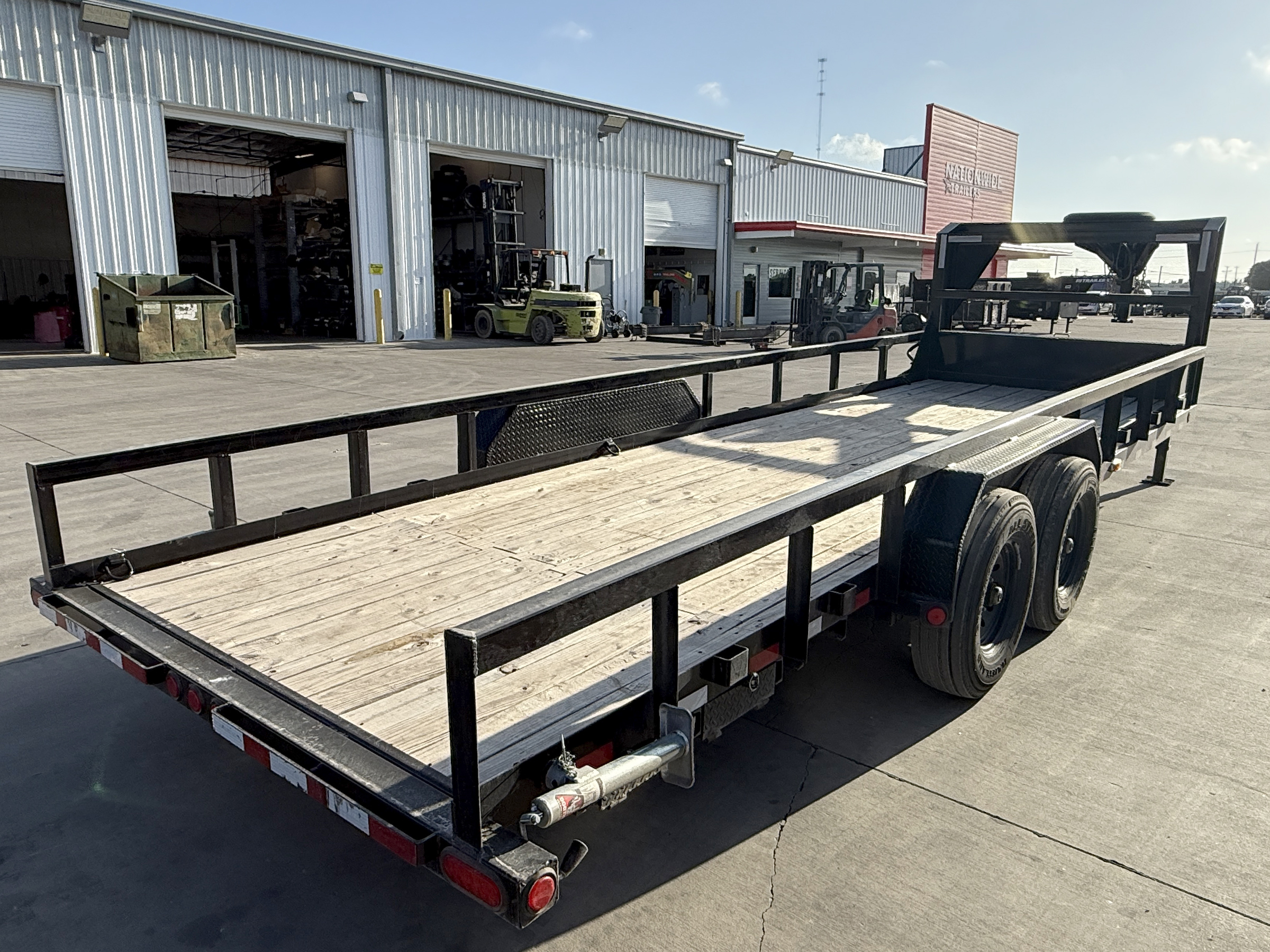 PJ Trailers 24'x83" Equipment Trailer w/ Slide-In Ramps (P8)