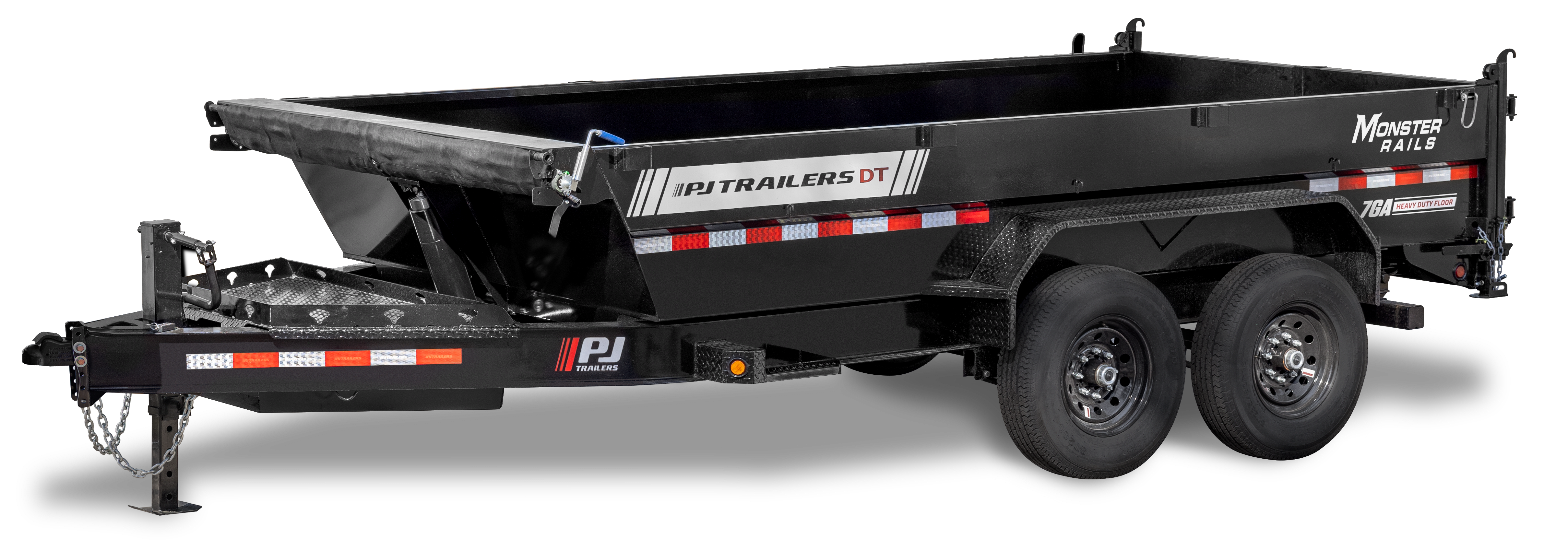 PJ Trailers DT1 dump trailer manufacturer view