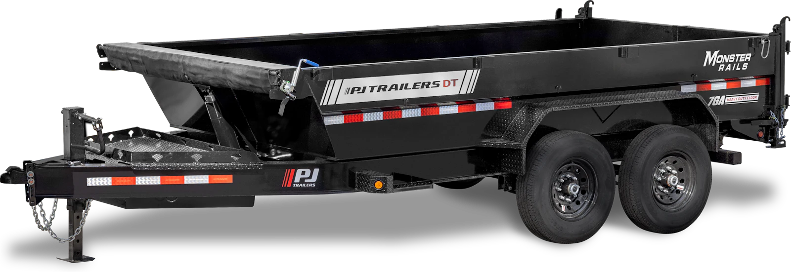 PJ Trailers DT1 dump trailer manufacturer view