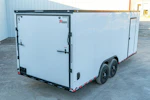 Spartan 8.5 x 20 ft · 14K GVWR · white blackout · 7 ft interior · StableDeck floor Stock #93100 - Thumbnail 3