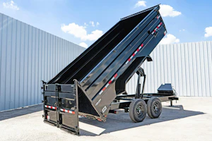 PJ Trailers 16'x83" Low Pro High Side Dump Trailer w/ 4' Sides (DM)