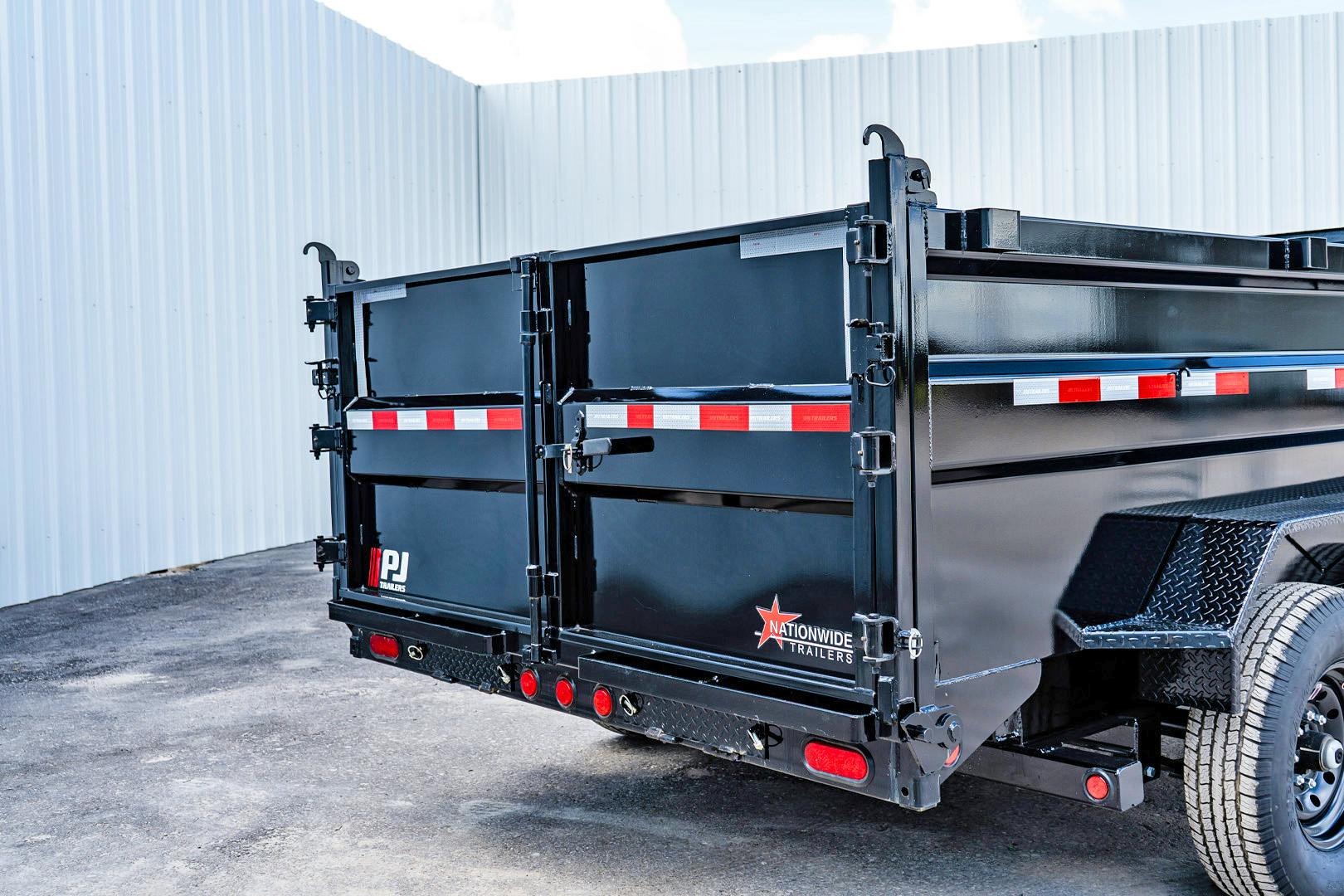 PJ Trailers 14'x83" Low Pro High Side Dump Trailer w/ 3' Sides (DM)