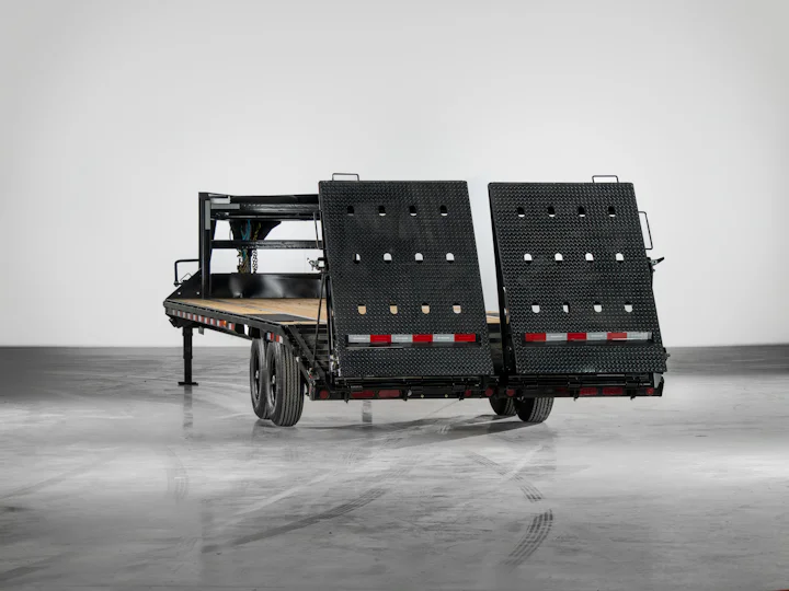 PJ Trailers Quest Flatdeck With Singles, studio view 18