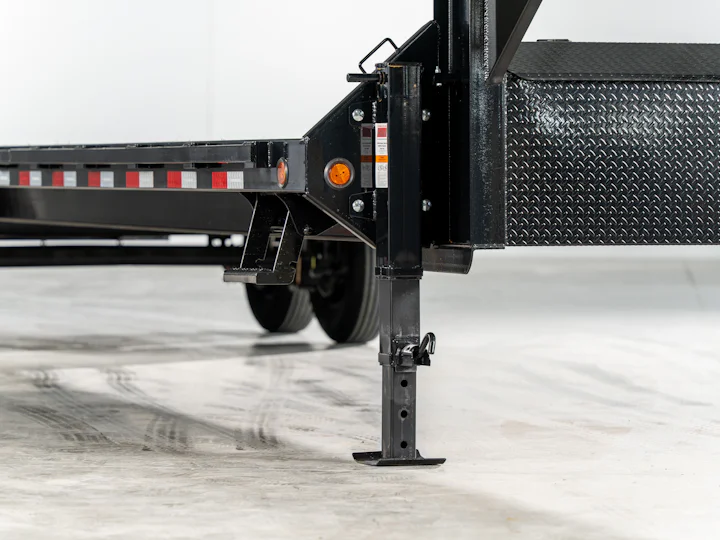 PJ Trailers Quest Flatdeck With Singles, studio view 5
