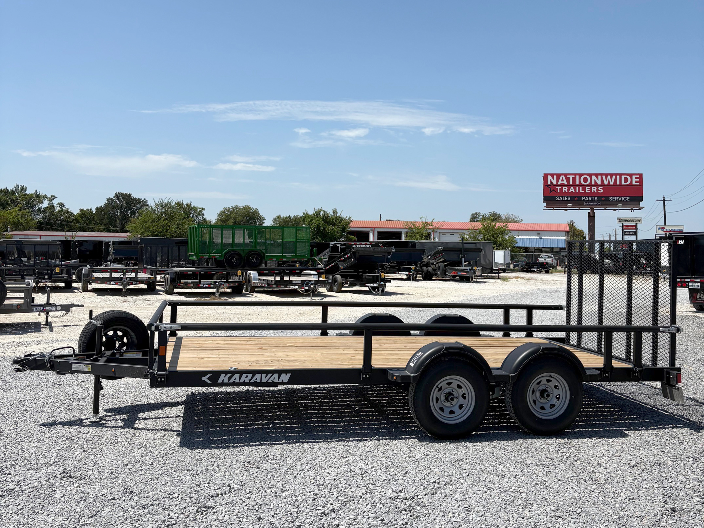 Karavan Tandem Axle Utility Trailer w/ Ramp Gate