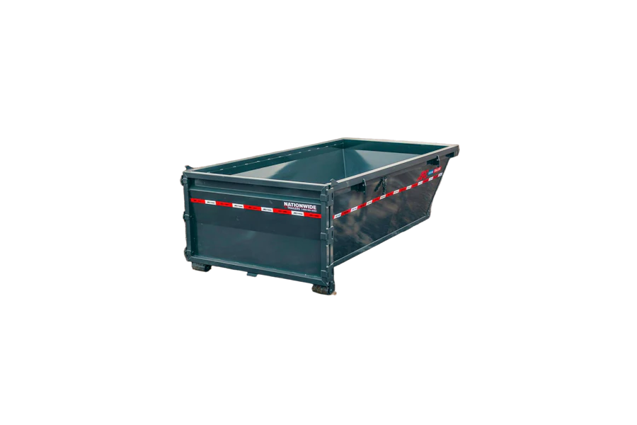 Roll-off dump bin