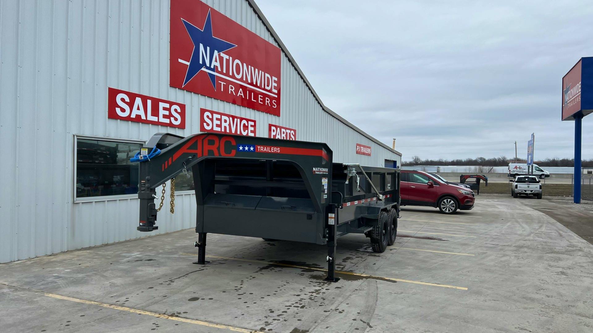 ARC Trailers ARC GDT 14' × 83" Telescopic Dump Trailer