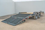 ARC Trailers 24'x83" 14K HD Equipment Hauler w/ 4' Dovetail & Bigfoot Ramps (BEQ) Stock #88751 - Thumbnail 3