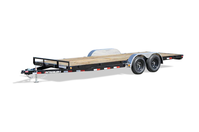 PJ Trailers 20'x83" Car Trailer w/ Slide-In Ramps (C5)