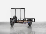 Texas Bragg 8'x60" Utility Trailer w/ 4' Gate (U1) Stock #texas-bragg-8x60-bp2b-13nb-355b-s-s4g-bk-smt - Thumbnail 1