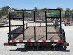 Top Hat 14'x83" Pipe Top Tandem Axle Utility Trailer w/ Ramp Gate Stock #96032 - Thumbnail 4