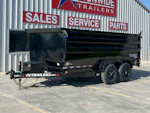 PJ Trailers 14'x83" 14K Dump Trailer w/ 4ft Sides (D7) Stock #89855 - Thumbnail 1