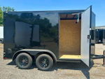 Spartan 6'x12' Enclosed Cargo Trailer w/ Rear Ramp Door (C2) Stock #92072 - Thumbnail 1