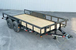 PJ Trailers 16'x83" Angle Pipetop Equipment Trailer (P8) Stock #91789 - Thumbnail 1