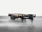 PJ Trailers 25'x102" Low Pro Pintle Flatbed Trailer w/ Duals (PL) Stock #pj-plp25c2bswk - Thumbnail 1